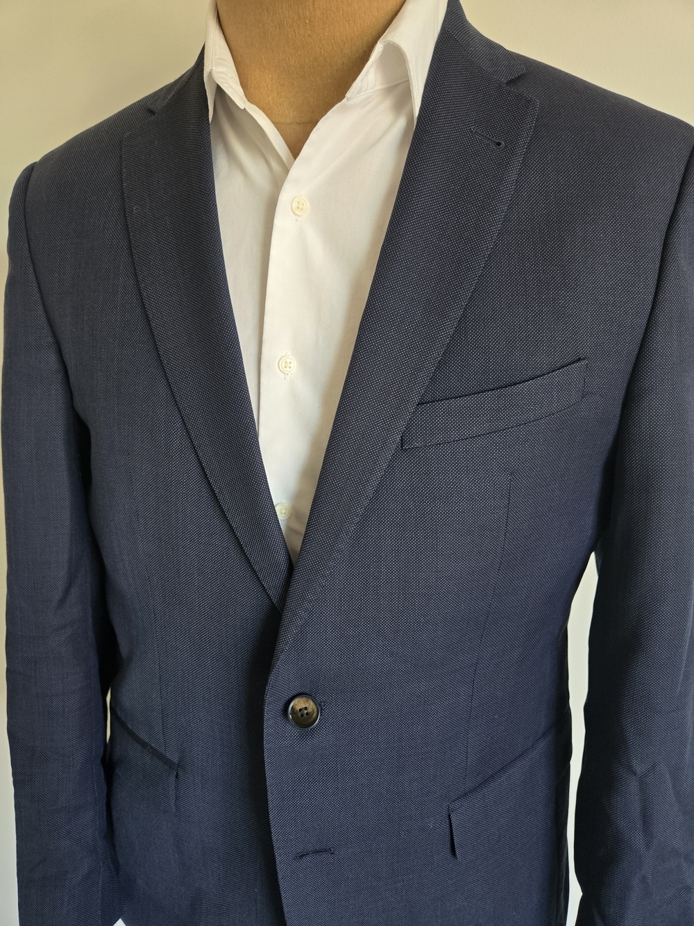 Baumler Navy Single-Breasted Sport Coat - Classic Tailored Blazer